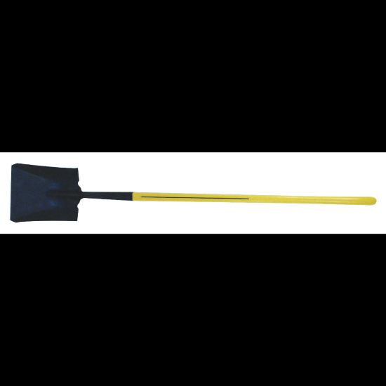 Picture of Ergo-Power Square Point Shovel, 11-1/2 in x 9-7/8 in Blade, 48 in Fiberglass Straight Handle