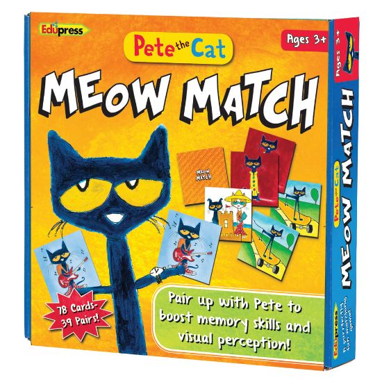 Picture of Edupress 79-Piece Pete The Cat Meow Match Game