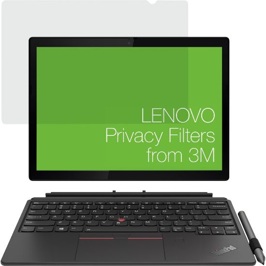 Picture of Lenovo 12.3 inch 0302 Privacy Filter for X12 Detachable with COMPLY Attachment from 3M Matte - For 12.3inLCD Tablet - 3:2 - Cold Resistant - 1