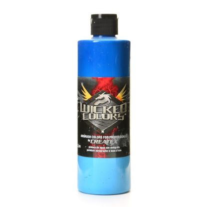 Picture of Createx Wicked Colors Airbrush Paint, 16 Oz, Laguna Blue