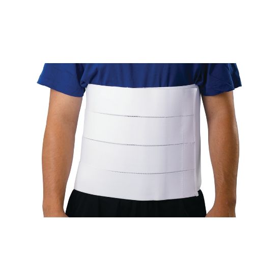 Picture of Medline 4-Panel Abdominal Binder, 60 - 75in, XXL, White