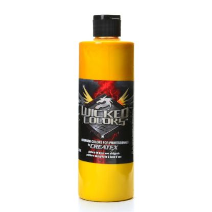 Picture of Createx Wicked Colors Airbrush Paint, 16 Oz, Golden Yellow