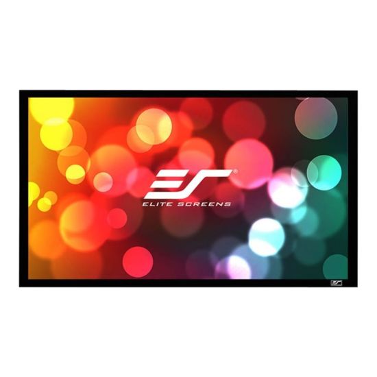 Picture of Elite Screens Sable Frame 2 Series - 135-inch Diagonal 16:9, Active 3D 4K Ultra HD Ready Fixed Frame Home Theater Projection Projector Screen, ER135WH2in