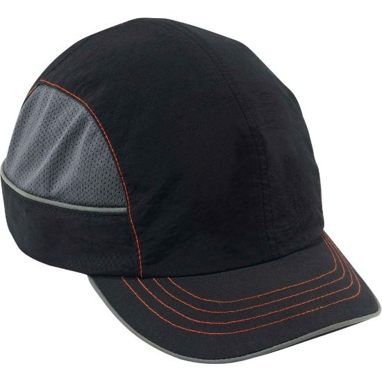 Picture of Ergodyne Skullerz 8950 Bump Cap, Short Brim, Black