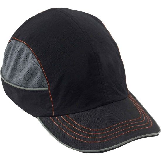 Picture of Ergodyne Skullerz Bump Cap, 8950 Long Brim, Black