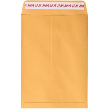 Picture of JAM Paper Envelopes, 7-1/2in x 10-1/2in, Peel & Seal, Brown, Pack Of 50 Envelopes