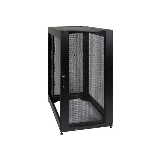 Picture of Tripp Lite 25U Rack Enclosure Server Cabinet Doors No Sides 3000lb Capacity - Rack cabinet - black - 25U - 19in