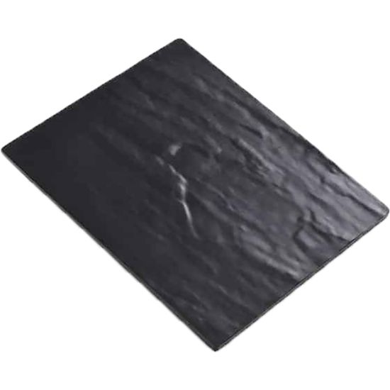 Picture of American Metalcraft Melamine Platters, 13in x 21-1/2in, Black, Case Of 6 Platters