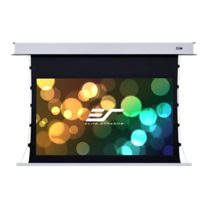 Picture of Elite Screens Evanesce Tension B Series ETB100HW2-E8 - Projection screen - ceiling mountable, in-ceiling mountable - motorized - 110 V - 100in (100 in) - 16:9 - CineWhite - white