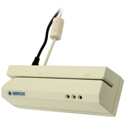 Picture of Unitech MSR 206 Triple Track - Magnetic card reader / writer (Tracks 1, 2 & 3) - USB