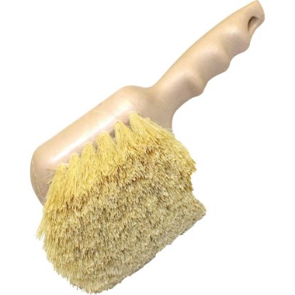 Picture of Genuine Joe Tampico Utility Brush - Tampico Bristle - 8.5in Overall Length - 1 Each - White