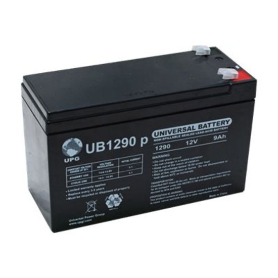 Picture of eReplacements - UPS battery (equivalent to: UPG UB1290) - 1 x battery - lead acid - 9 Ah