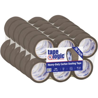 Picture of Tape Logic Acrylic Sealing Tape, 3in Core, 2in x 55 Yd., Tan, Pack Of 36