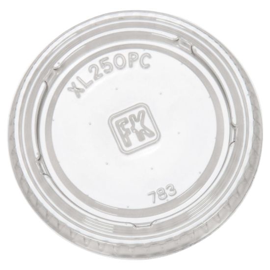 Picture of Fabri-Kal Portion Cup Lids, For 1.5 Oz - 2.5 Oz Cups, Clear, Pack Of 2,500 Lids