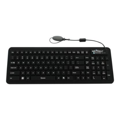 Picture of Seal Shield Seal Glow2 - Keyboard - washable - backlit - USB - black