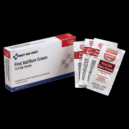 Picture of First Aid Only Burn Cream Packets, Box Of 12