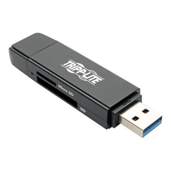 Picture of Tripp Lite USB-C Memory Card Reader, 2-in-1 USB-A/USB-C