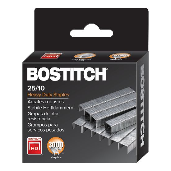 Picture of Bostitch Premium Heavy-Duty Staples, 3/8in Standard Strip, Box of 3,000