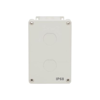 Picture of Eaton Tripp Lite Series Waterproof Electrical Junction Box - Cat5e/6, Surface Mount, Industrial, Single Gang, IP68, TAA, 2 Cutouts - Cable junction box - surface mountable - white - 1-gang - TAA Compliant