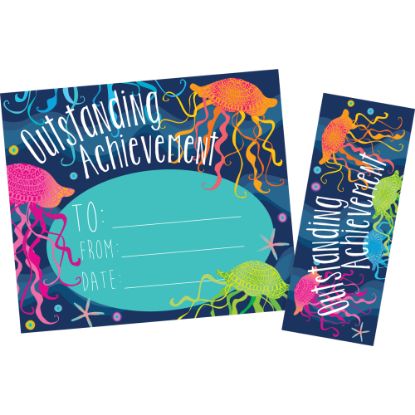 Picture of Barker Creek Kai Ola Awards & Bookmarks Set, Outstanding Achievement, 8-1/2in x 5-1/2in, Set Of 30