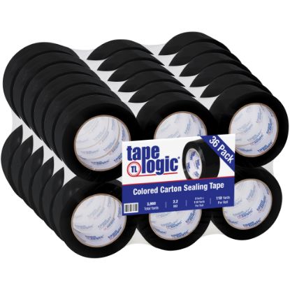 Picture of Tape Logic Carton Sealing Tape, 2in x 110 Yd., Black, Case Of 36