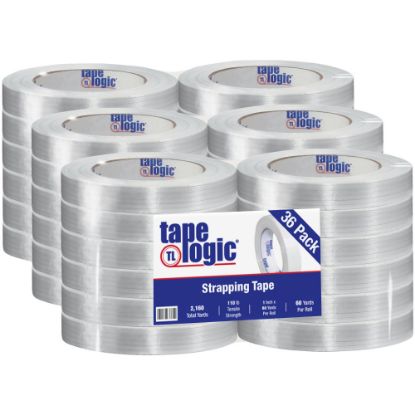 Picture of Tape Logic 1300 Strapping Tape, 1in x 60 Yd., Clear, Case Of 36