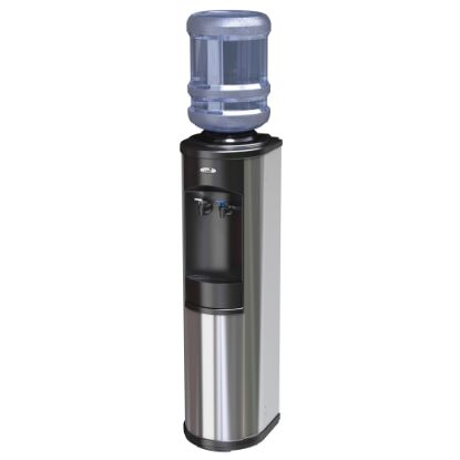 Picture of Oasis Artesian Cook n Cold Floorstand Bottle Water Dispenser, 38 1/8inH x 12inW x 12 1/2inD, Stainless