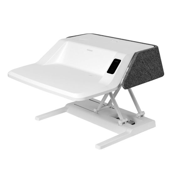 Picture of FlexiSpot EM6W Motorized Sit-Stand Desk Riser, 30inW x 29-3/16 "D, White