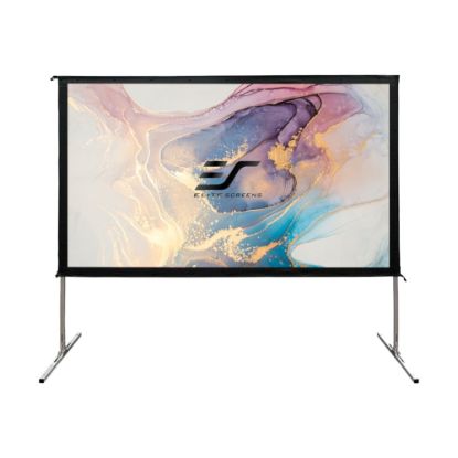 Picture of Elite Screens Yard Master 2 Series OMS100H2 - Projection screen with legs - 100in (100 in) - 16:9 - CineWhite - silver