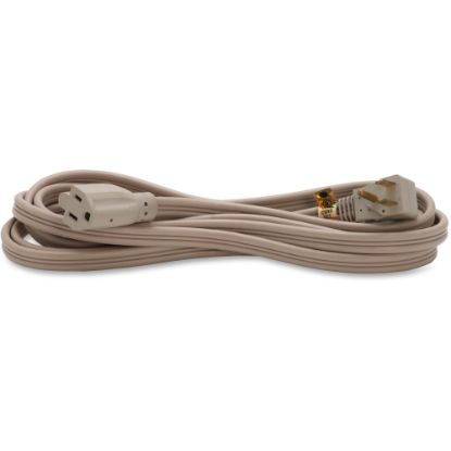 Picture of Compucessory Heavy Duty Indoor Extension Cord - 14 Gauge - 125 V AC / 15 A - Gray - 9 ft Cord Length - 1