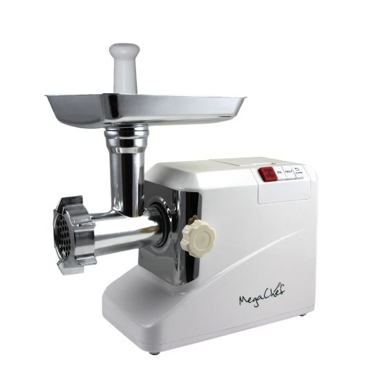 Picture of MegaChef 1800 W High-Quality Household Automatic Meat Grinder, White