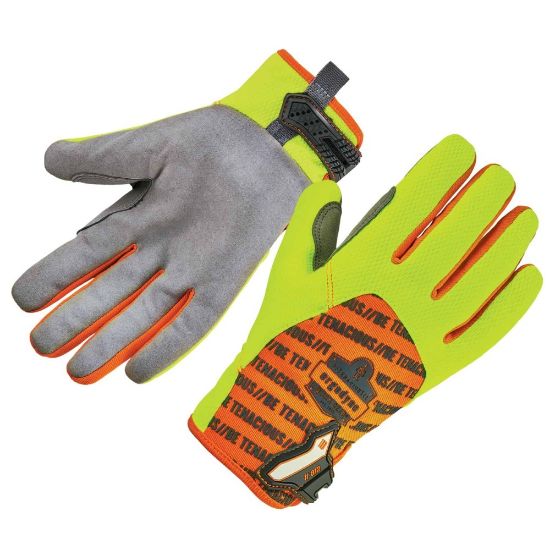 Picture of Ergodyne ProFlex 812 Standard Utility Gloves, Medium, Lime