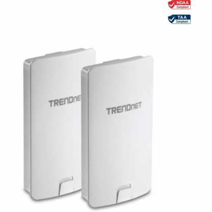 Picture of TRENDnet 14 DBI WiFi AC867 Outdoor Poe Preconfigured Point-to-Point Bridge Kit; 4 DBI Directional Antennas; for Point-to-Point WiFi Bridging Applications; 5GHz; AC867; TEW-840APBO2K - 14dBi WiFi AC867 PoE Point-to-Point Bridge Kit