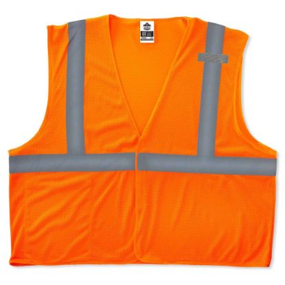 Picture of Ergodyne GloWear Safety Vest, Economy, Type-R Class 2, 4X/5X, Orange, 8210HL