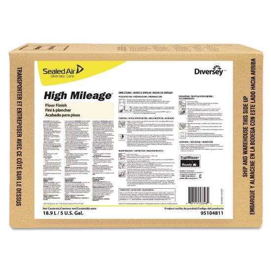 Picture of Diversey High Mileage UHS Floor Finish, Light Scent, 640 Oz Bottle