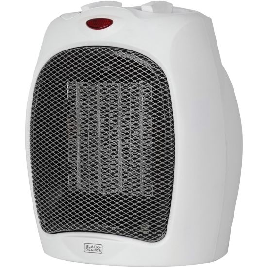 Picture of Black+Decker BHDC500W46 1,500W Desktop Ceramic Heater, White