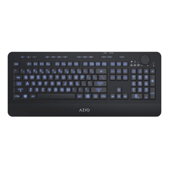 Picture of Azio Vision KB510W Large Font Wireless Keyboard