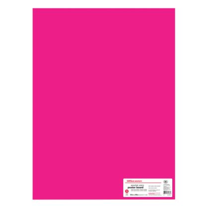 Picture of Office Depot Brand Poster Board, 22in x 28in, Assorted Colors, Pack Of 5