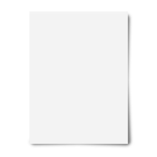 Picture of Office Depot Brand Heavyweight Poster Board, 22in x 28in, White