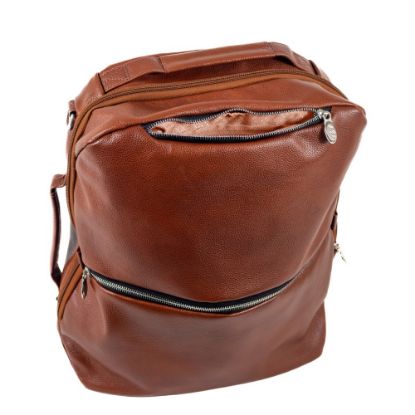 Picture of McKleinUSA East Side Backpack With 17in Laptop Pocket, Brown