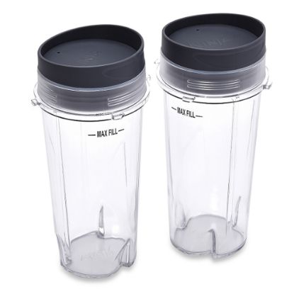 Picture of Ninja XWP002CS 16 Oz Single-Serve Cups, Clear, Set Of 2 Cups