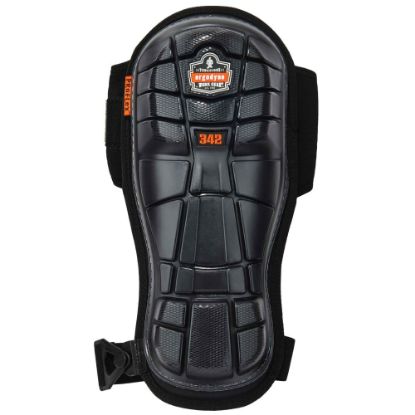 Picture of Ergodyne ProFlex 342 Gel Knee Pads, Extra-Long Injected Cap, One Size, Black