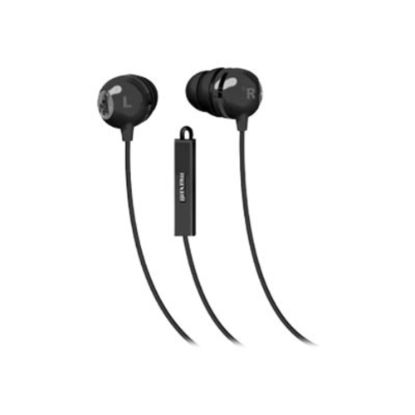 Picture of Maxell Classic - Earphones with mic - ear-bud - wired - 3.5 mm jack - black