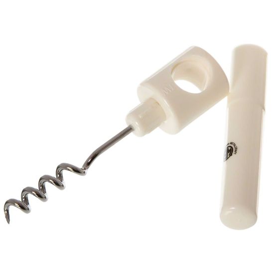 Picture of American Metalcraft Pocket Corkscrews, 4-1/4in, White/Silver, Pack Of 500 Corkscrews