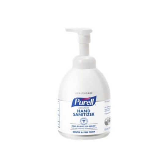 Picture of PURELL Advance Sanitizer Green Certified Foam - 18.1 fl oz (535 mL) - Pump Bottle Dispenser - Kill Germs - Hand, Skin - Clear - Non-aerosol, Anti-septic - 1 Each