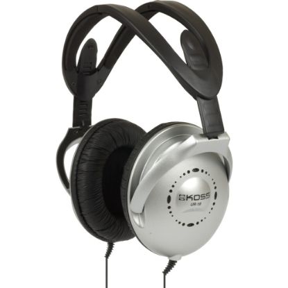 Picture of Koss Wired Stereo Headphones, Silver, UR18