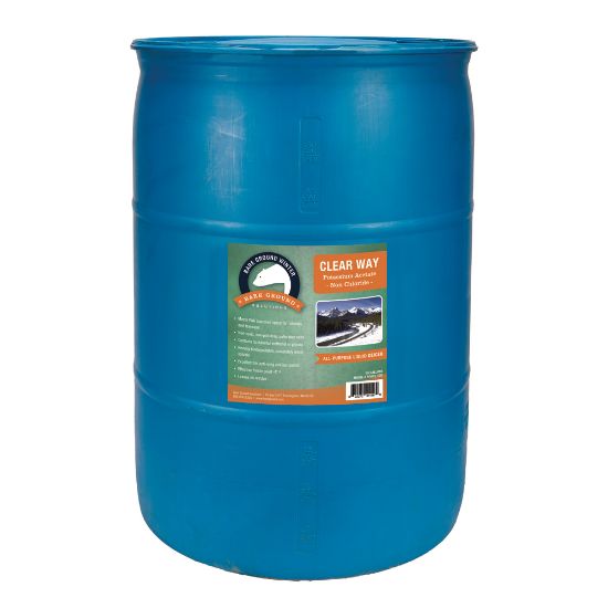 Picture of Bare Ground Clear Way Non-Chloride Potassium Acetate Liquid De-Icer, 55 Gallons