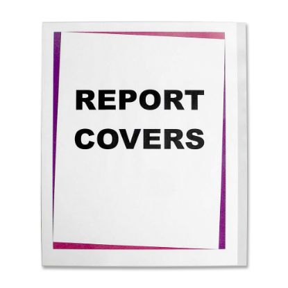 Picture of C-Line Clear Report Covers, 8 1/2in x 11in, Box Of 100