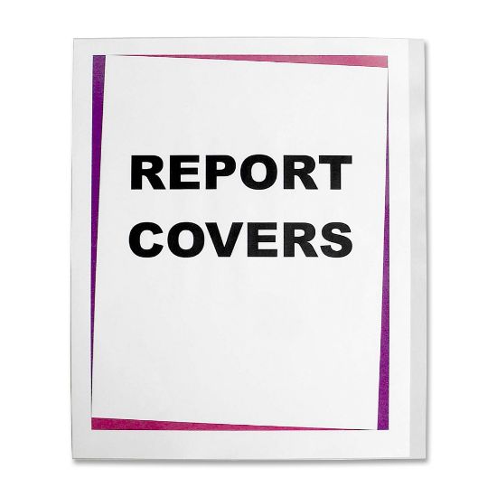 Picture of C-Line Clear Report Covers, 8 1/2in x 11in, Box Of 100