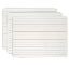 Picture of Charles Leonard Magnetic 2-Sided Dry-Erase Boards, 9in x 12in, White/Lined, Pack Of 3 Boards